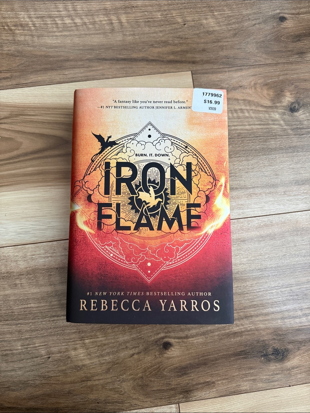Iron Flame by Rebecca Yarros Hardcover Book